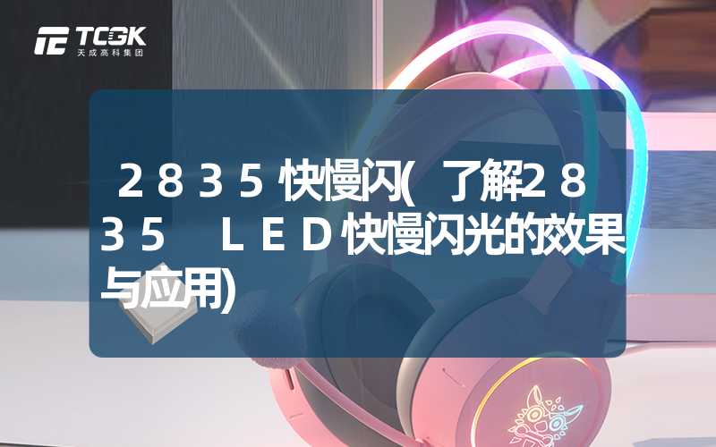 2835快慢闪(了解2835 LED快慢闪光的效果与应用)